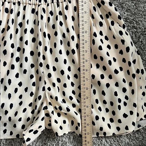 Like New! Kate Spade Leopard Dot Romper Blush/Black in Size 2 - Picture 13 of 14